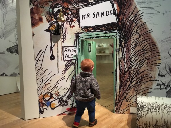 Recreation of Winnie-the-Pooh's front door at the V&A Museum