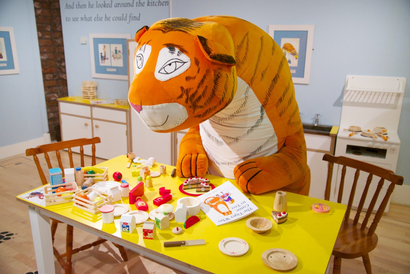 The Tiger Who Came To Tea exhibition. Photo: Damien Wootten / Seven Stories